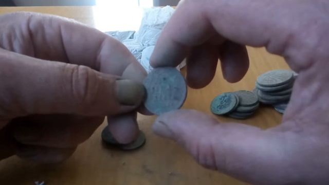 Царские копаные медные монеты 100 штук с аукциона Мешок смотреть онлайн
