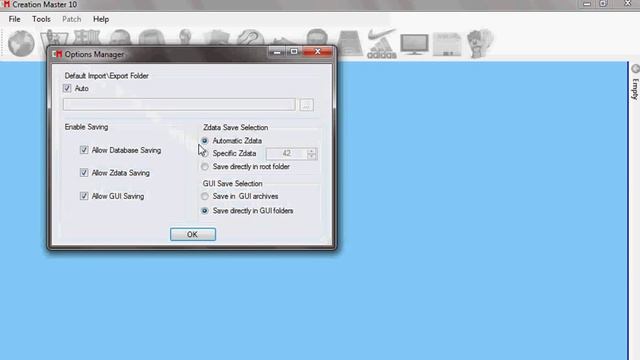 How To Change Zdata In Creation Master 10