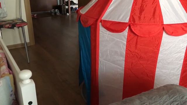 #детскийдомик #икеа Детская палатка икеа. смотреть онлайн