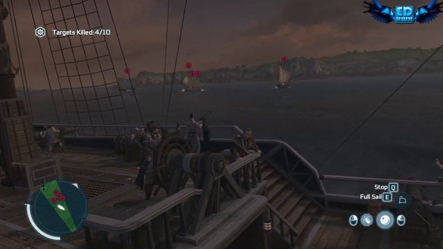 Assassin's Creed 3 Naval Battle 1080p смотреть онлайн