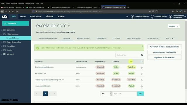 Comment créer un sous-domaine pour son site internet ? [OVH & WORPDRESS] смотреть онлайн