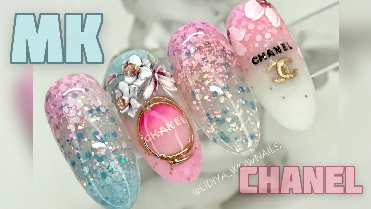 ВЕСЕННИЙ ДИЗАЙН НОГТЕЙ CHANEL. Быстрый градиент