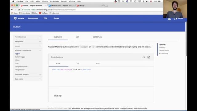 Angular Material Icons смотреть онлайн
