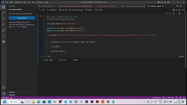 File Handling in Python - "a" and "a+" mode | Python | Part - 3 смотреть онлайн