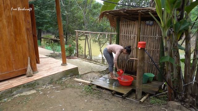 FULL VIDEO: 300 Days Free Building Farm Life, Build Gate, Grow Vegetables | Free Bushcraft
