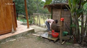 FULL VIDEO: 300 Days Free Building Farm Life, Build Gate, Grow vegetables | Free Bushcraft
