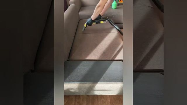 Химчистка очень грязного дивана. таймлапс смотреть онлайн