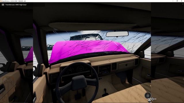 testing VR in Beamng (only runs good on grid map) смотреть онлайн