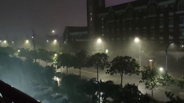 Tropical Thunderstorm Progression. Foshan, GUANGDONG CHINA.