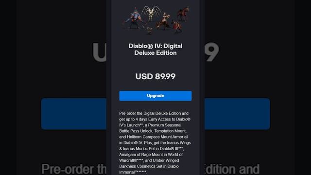 [ Diablo 4 ] Điểm khác biệt giữa bản Ultimate - Deluxe - Standard? Và RELEASE DATE ! смотреть онлайн