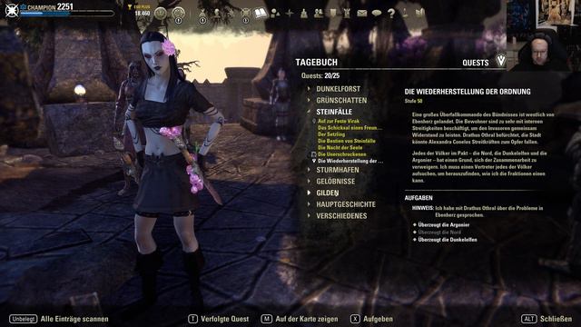 ESO #49 Die Geschichte von Celine Herzblut Merric von der Kriegergilde ich rette Ihn 4K deutsch смотреть онлайн