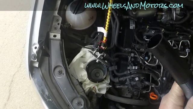 VW Sharan 7N 2.0tdi service - fuel filter change (without computer, VCDS, VAG-COM) смотреть онлайн