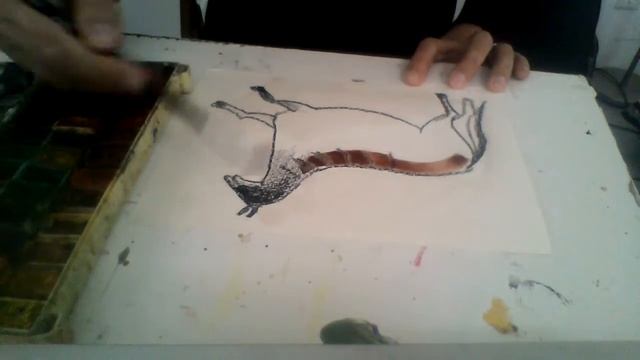 ОТ ПЕРВОБЫТНОГО ИСКУССТВА К НАРОДНОМУ. Часть 3, ролик 2. Палеолит, рисование акварелью. смотреть онлайн