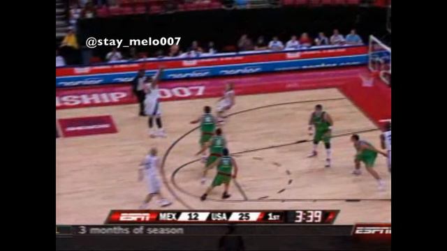 Carmelo Anthony TEAM USA Fiba Americas Championship 2007 Highlights (All FG's) смотреть онлайн