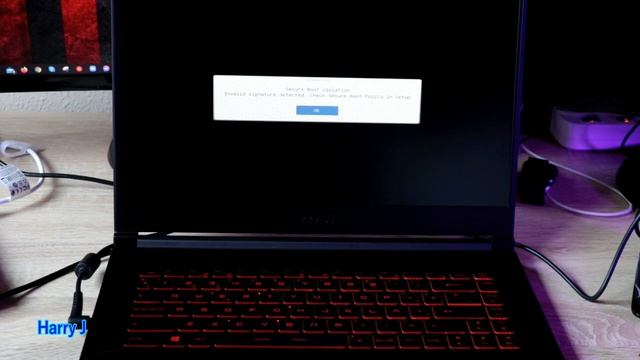 How to fix Secure Boot Violation.Invalid signature detected on MSI gaming laptop смотреть онлайн