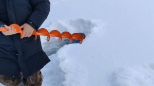 ледобур шуруповерт, первый неудачный опыт