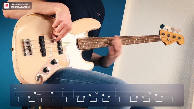 It Is Not Meant To Be - Tame Impala | Bass Only Cover + Tabs смотреть онлайн