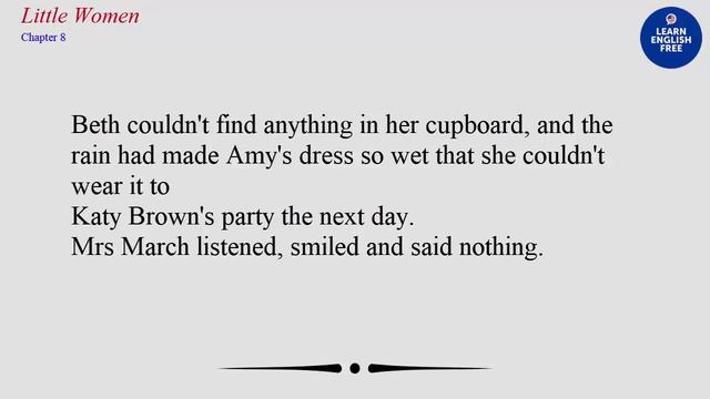 Learn English Through Novel Story Level 4 - Little Women - English Listening Practice For Beginners