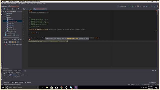 PHPStorm Annotations Demo смотреть онлайн