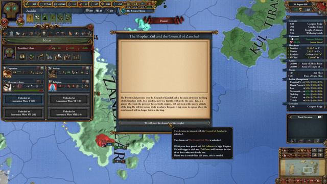 Lets Play EU4: World of Warcraft Universalis (Zandalar) #10 смотреть онлайн