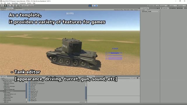 Features of Physics Tank Maker (Updated 2022) - Unity Asset смотреть онлайн