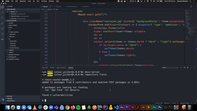 Using the React Router [Getting Started with React Part 12 of 13] смотреть онлайн