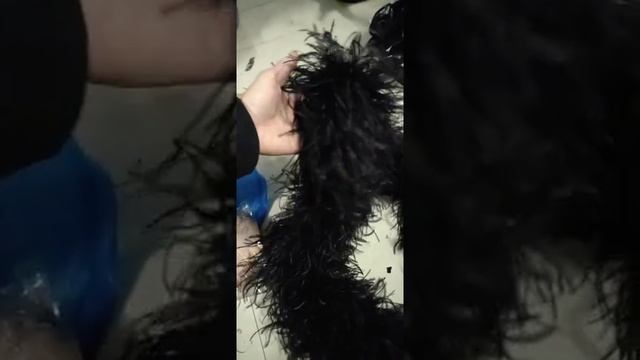Толстые боа из перьев страуса, 5 Ply, 2м,. - Черные смотреть онлайн