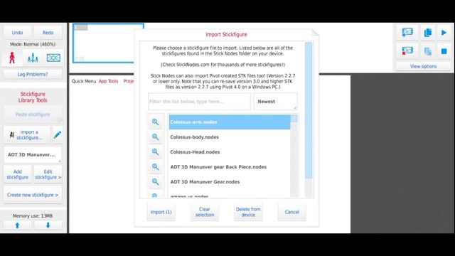 cara download character Stick Nodes смотреть онлайн