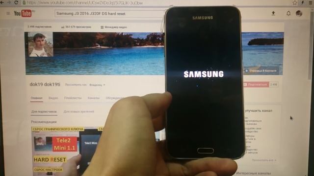 Hard reset Samsung J3 2016 Сброс настроек samsung j320f смотреть онлайн