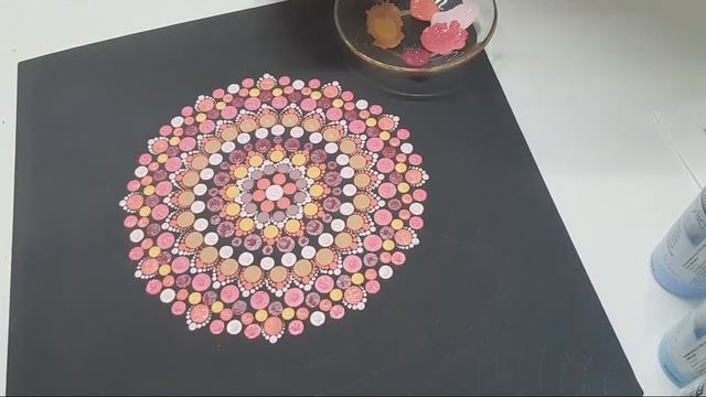 Эфир 28.02 Рисуем МАНДАЛУ на холсте | РОСПИСЬ дотсами смотреть онлайн