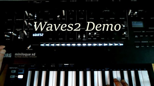 Waves 2 | Custom oscillator for Korg minilogue xd and NTS-1(demo 1) смотреть онлайн