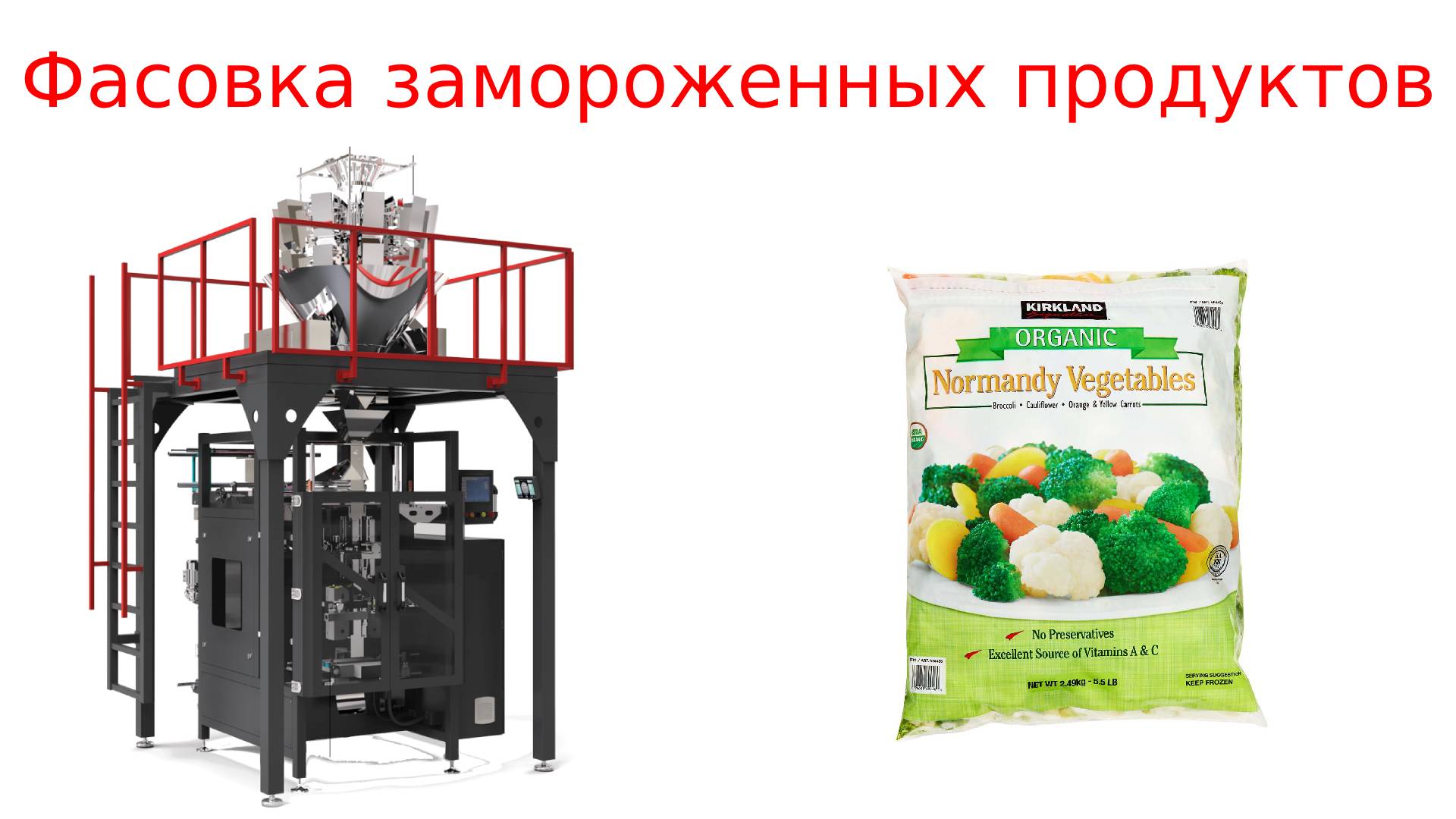 Фасовка замороженных продуктов
