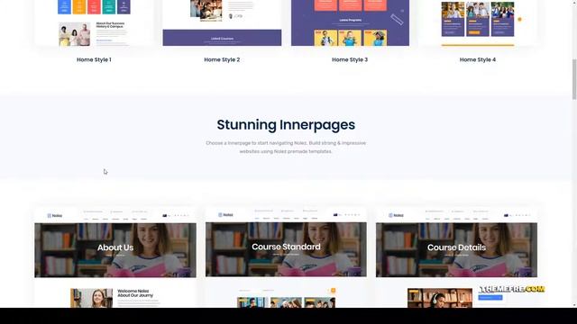 Nolez - Education WordPress Theme school 11 Easy Create Website смотреть онлайн