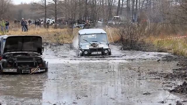 УАЗ Бездорожье Jeep Offroad смотреть онлайн
