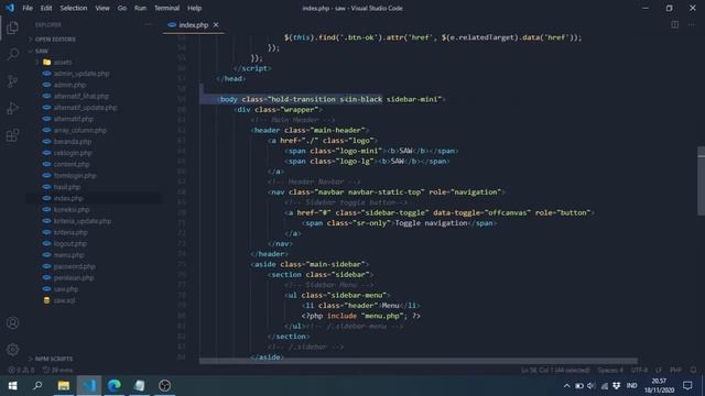Cara Mengganti Warna Skin Template AdminLTE 2 смотреть онлайн