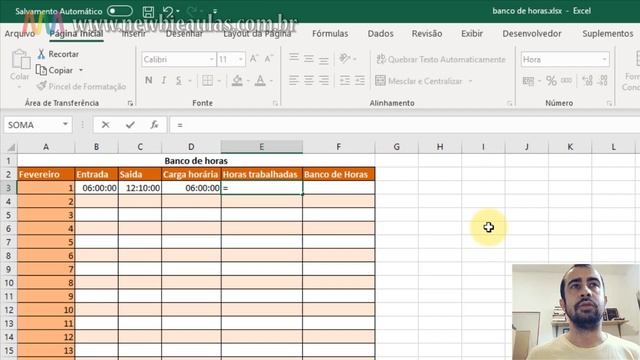 Excel 365 / 2019 - Criando um Banco de Horas / Operações diretas com horas смотреть онлайн