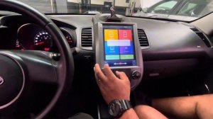 Central multimídia tesla KIA Soul Com Android auto Apple CarPlay Sistema Android 12 @jaacessoriosrj