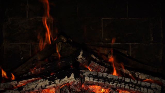 🔥 4K Cozy Fireplace (12 HOURS). Fireplace With Crackling Fire Sound. Crackling Fireplace 4K Ultra H