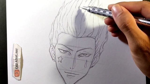Anime Drawing | How To Draw Hisoka - [Hunter X Hunter]