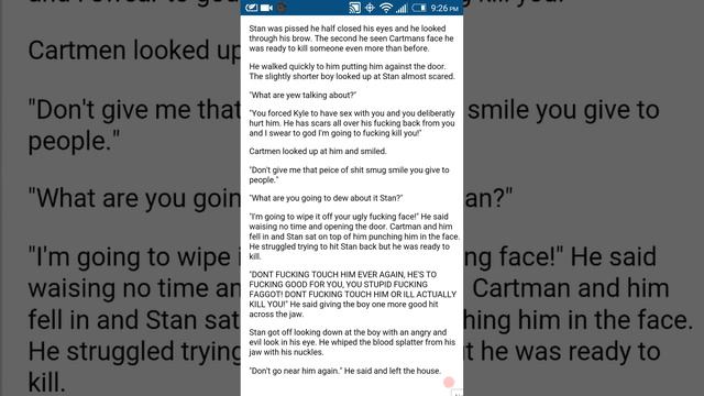 South Park Fanfiction Reading