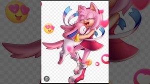 Эми Роуз и Соник под песню Номер 1