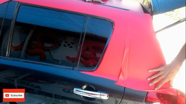 How to install an Oracal sticker using the dry technique of a Suzuki Swift car смотреть онлайн