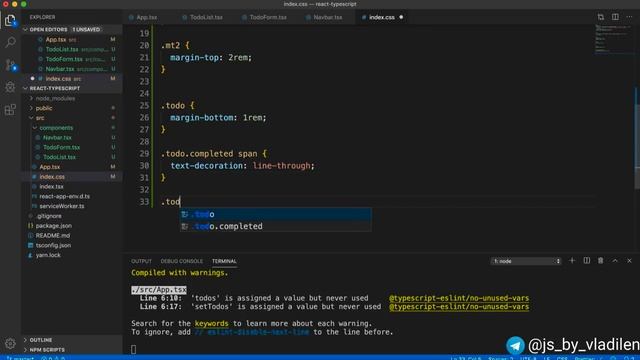 React JS + TypeScript. Введение в Типизацию (+ React Router DOM) смотреть онлайн