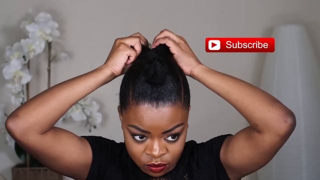 Faux Updo on Natural Hair смотреть онлайн