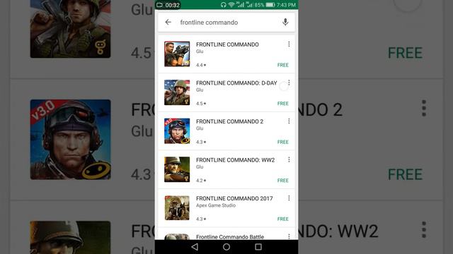 Android Best Game 2017 | Frontline commandos смотреть онлайн