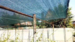 Установка затеняющей сетки