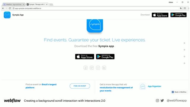 Creating a background scroll interaction with Interactions 2.0 смотреть онлайн
