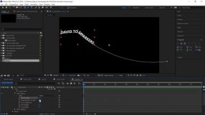 Базовый Курс Adobe After Effects. Движение текста по траектории. Урок №34.