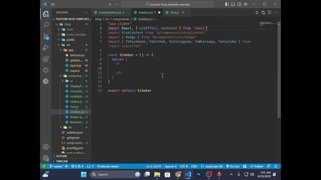 Sticky Sidebar | Next.js & Tailwind CSS | Part 5 | @incoderweb смотреть онлайн