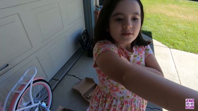 Let's Ride Bikes! - Brand New Jenny Bike! - No Training Wheels! - Play Time!
